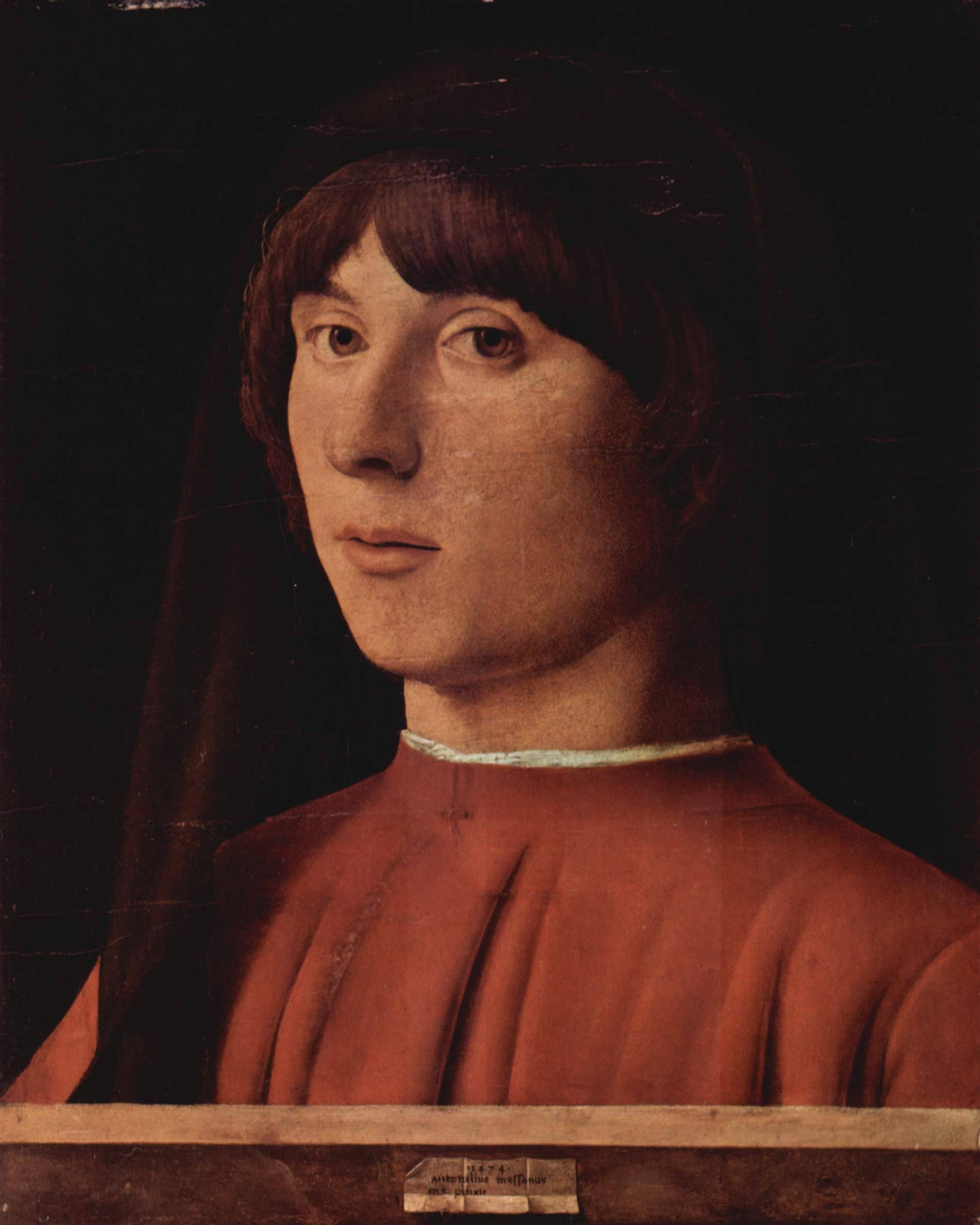 Portrait of a Man - Antonello da Messina