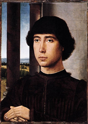 Portrait of a Man at a Loggia - Hans Memling