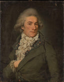 Portrait of a Man by Barbara Krafft — male oil painting wall art, Neoclassicism