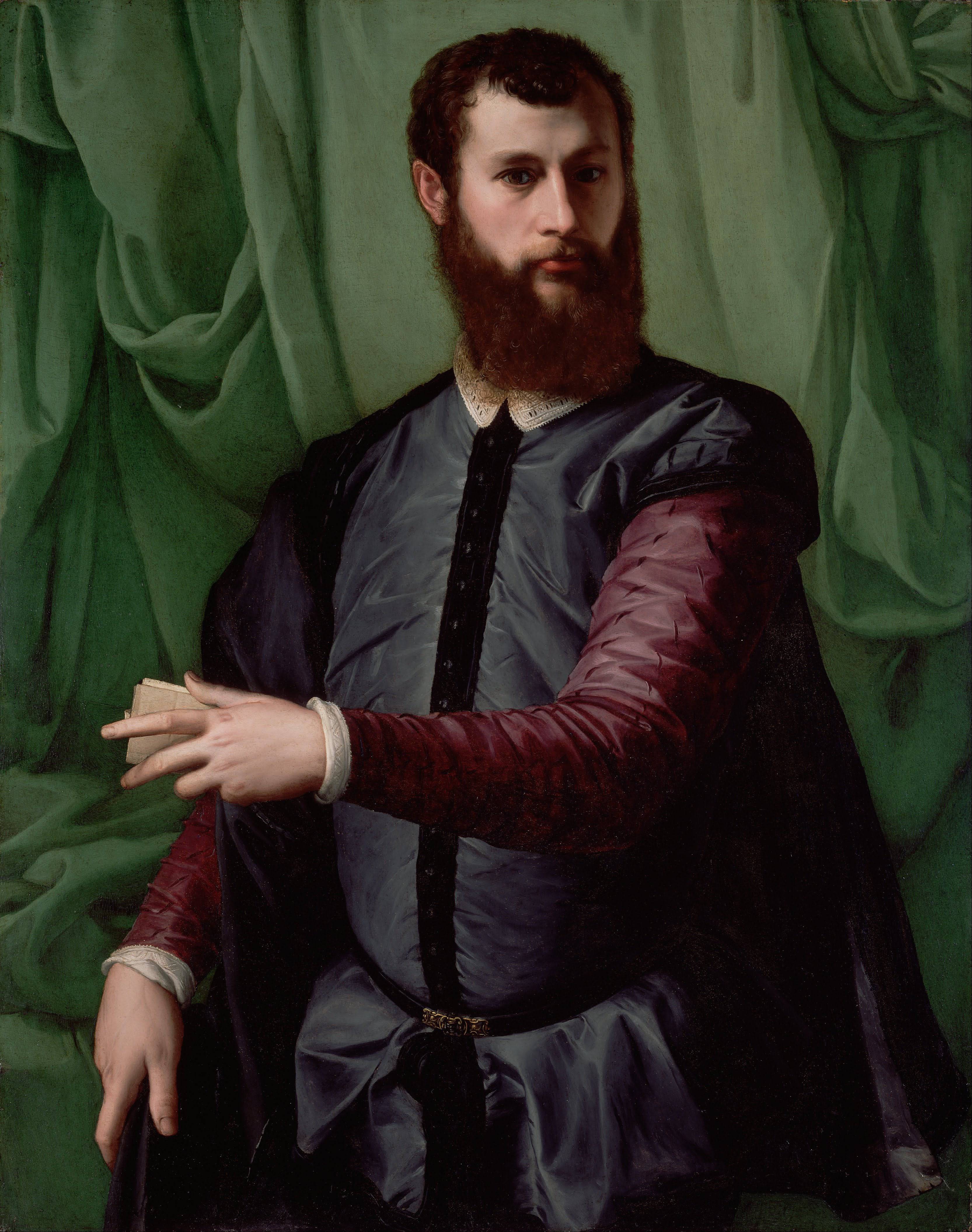 Portrait of a Man - Francesco de' Rossi (Francesco Salviati), "Cecchino"