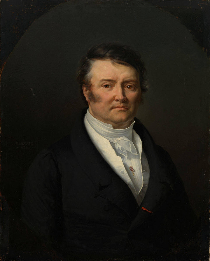 Portrait of a man by François-Joseph Navez — hand-painted portrait oil painting reproduction on canvas