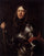 Portrait of a Man in Armour with Red Scarf in hallway