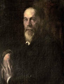Portrait of a man (Joseph Kopf?) by Umberto Veruda — hand-painted portrait oil painting reproduction on canvas