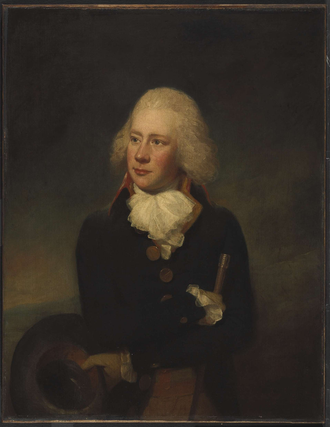 Portrait of a Man by Lemuel Francis Abbott — hand-painted portrait oil painting reproduction on canvas