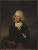 Portrait of a Man by Lemuel Francis Abbott — male oil painting wall art, Rococo