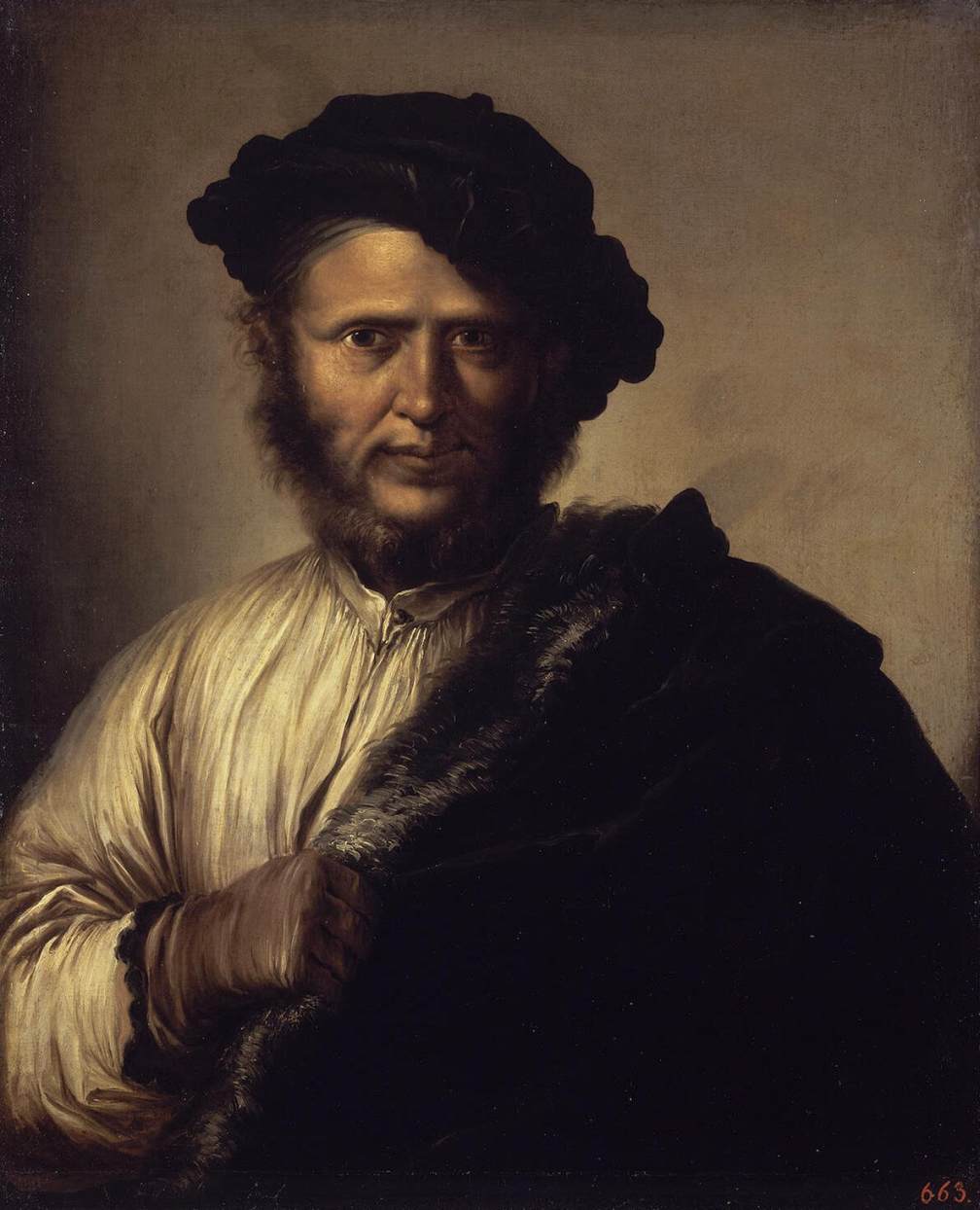 Portrait of a Man - Salvator Rosa