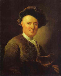 Portrait of a Man by Antoine Pesne — hand-painted portrait oil painting reproduction on canvas