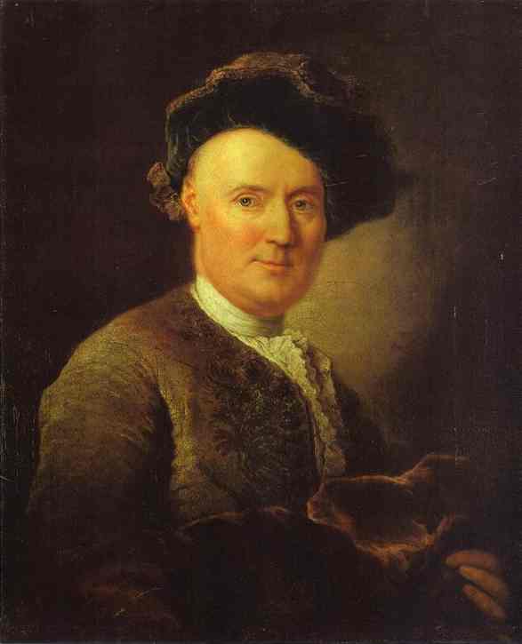 Portrait of a Man by Antoine Pesne — hand-painted portrait oil painting reproduction on canvas