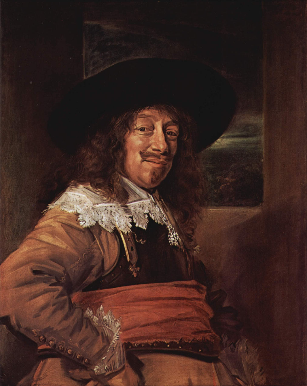 Portrait of a Member of the Haarlem Civic Guard by Frans Hals — hand-painted portrait oil painting reproduction on canvas