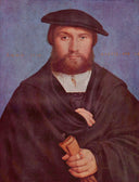 Portrait of a Member of the Wedigh Family by Hans Holbein the Younger — hand-painted portrait oil painting reproduction on canvas