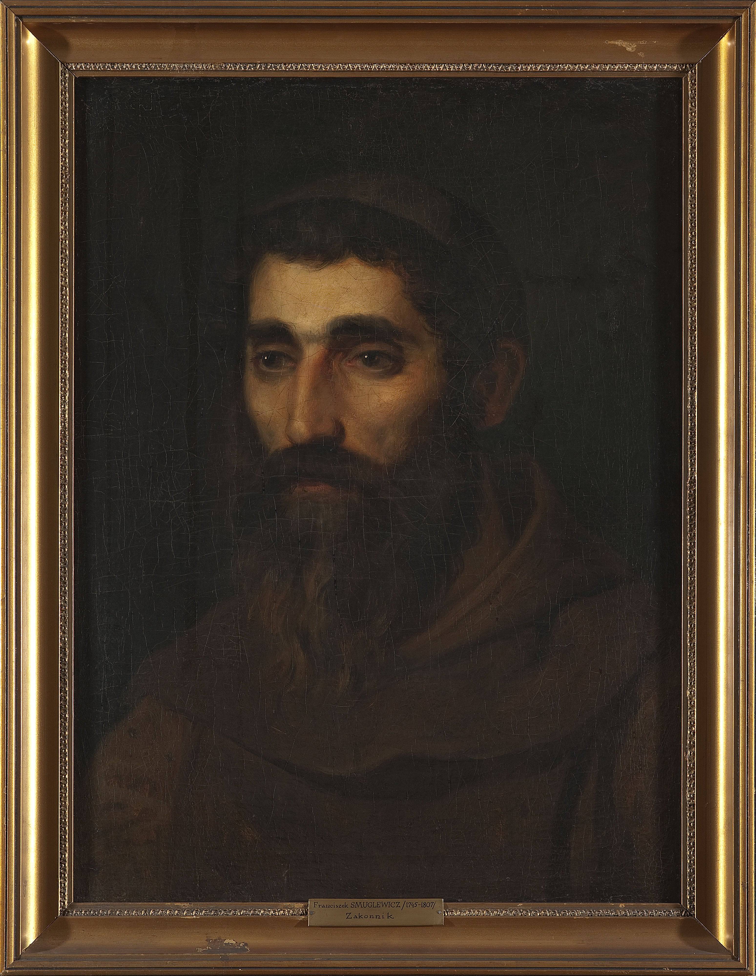 Portrait of a monk - PranciÅ¡kus SmugleviÄius