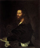 Portrait of a Musician by Titian — male oil painting wall art, High Renaissance