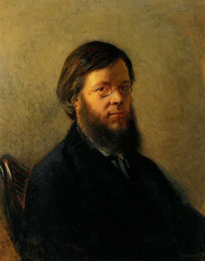 Portrait of A.N.Pypin on gallery wrap