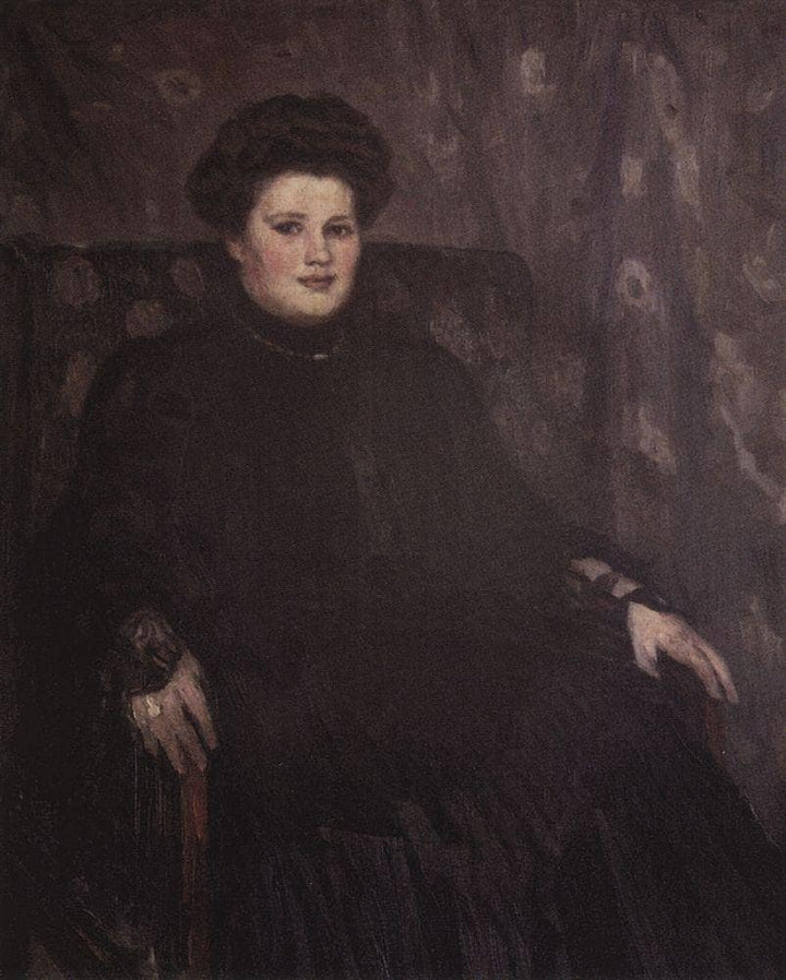 Portrait of A. N Tretyakova by Vasily Surikov — hand-painted portrait oil painting reproduction on canvas