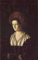 Portrait of a Noble Lady by Bartolomeo Veneto — female oil painting wall art, High Renaissance