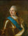 Portrait of a nobleman in armour in entryway