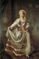 Portrait of A. P. Levshina by Dmitry Levitzky — male oil painting wall art, Neoclassicism