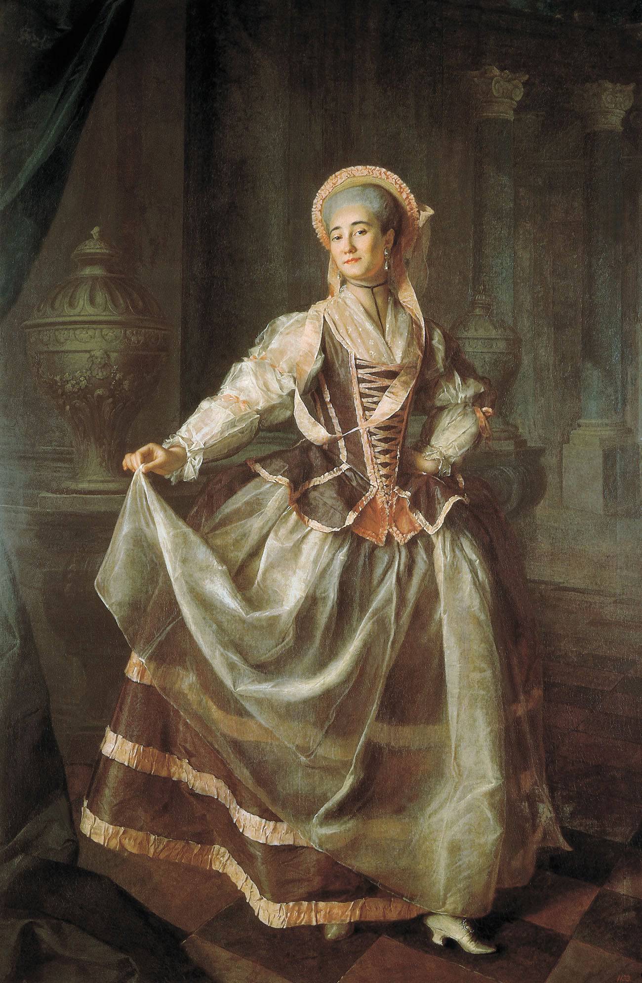 Portrait of A. P. Levshina - Dmitry Levitzky