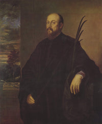 Portrait of a Painter with a Palm Leaf