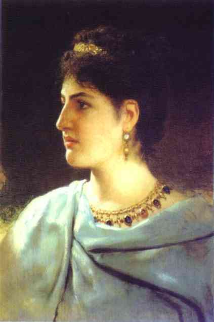 Portrait of a Roman Woman on gallery wrap