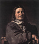 Portrait of a Seated Man by Frans Hals — male oil painting wall art, Baroque