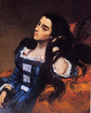 Portrait of a Spanish Lady by Gustave Courbet — male oil painting wall art, Realism