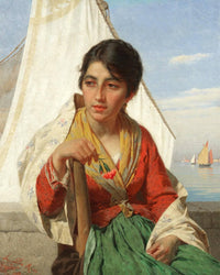 Portrait of a venetian beauty