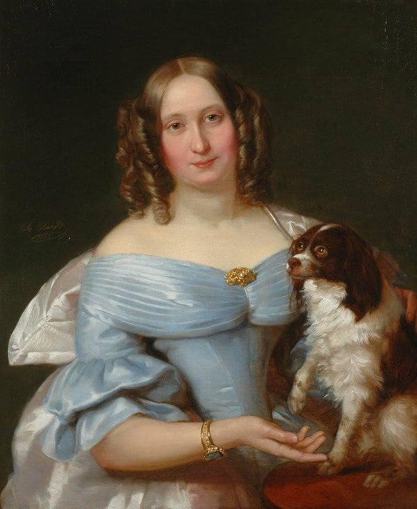 Portrait of a wife (Two portraits of husband and wife)