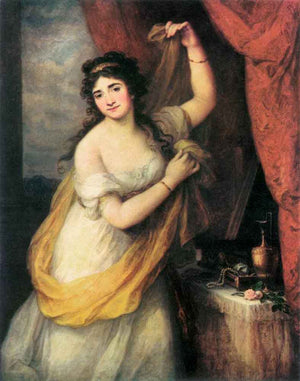 Portrait of a Woman at Her Toilet - Angelica Kauffman