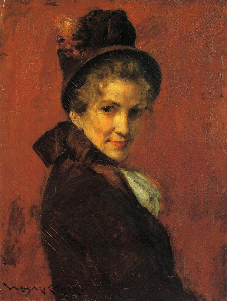 Portrait of a Woman - William Merritt Chase