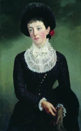 Portrait of a Woman by Alexei Korzukhin — oil painting reproduction