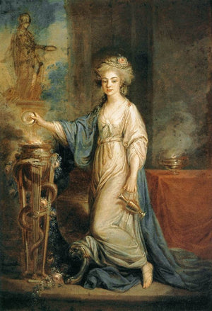 Portrait of a Woman as a Vestal Virgin - Angelica Kauffman