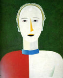 Portrait of a Woman by Kazimir Malevich — male oil painting wall art, Realism