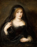 Portrait of a Woman, Probably Susanna Lunden by Peter Paul Rubens — female oil painting wall art, Baroque