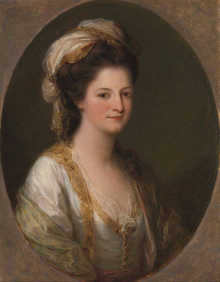 Portrait of a woman, traditionally identified as Lady Hervey - Angelica Kauffman