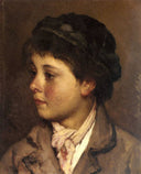 Portrait of a young boy by Eugene de Blaas, children oil painting wall art, Academicism