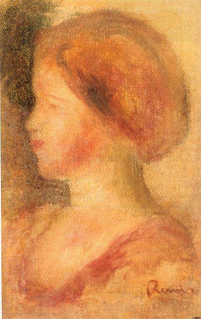 Portrait of a Young Girl - Pierre-Auguste Renoir