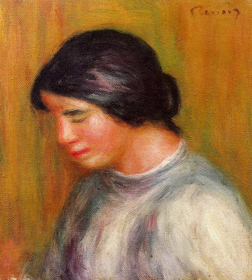 Portrait of a Young Girl - Pierre-Auguste Renoir