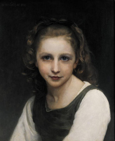 Portrait of a Young Girl in entryway