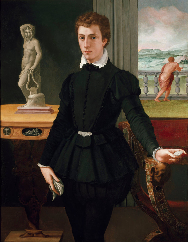 Portrait of a Young Man - Alessandro Allori