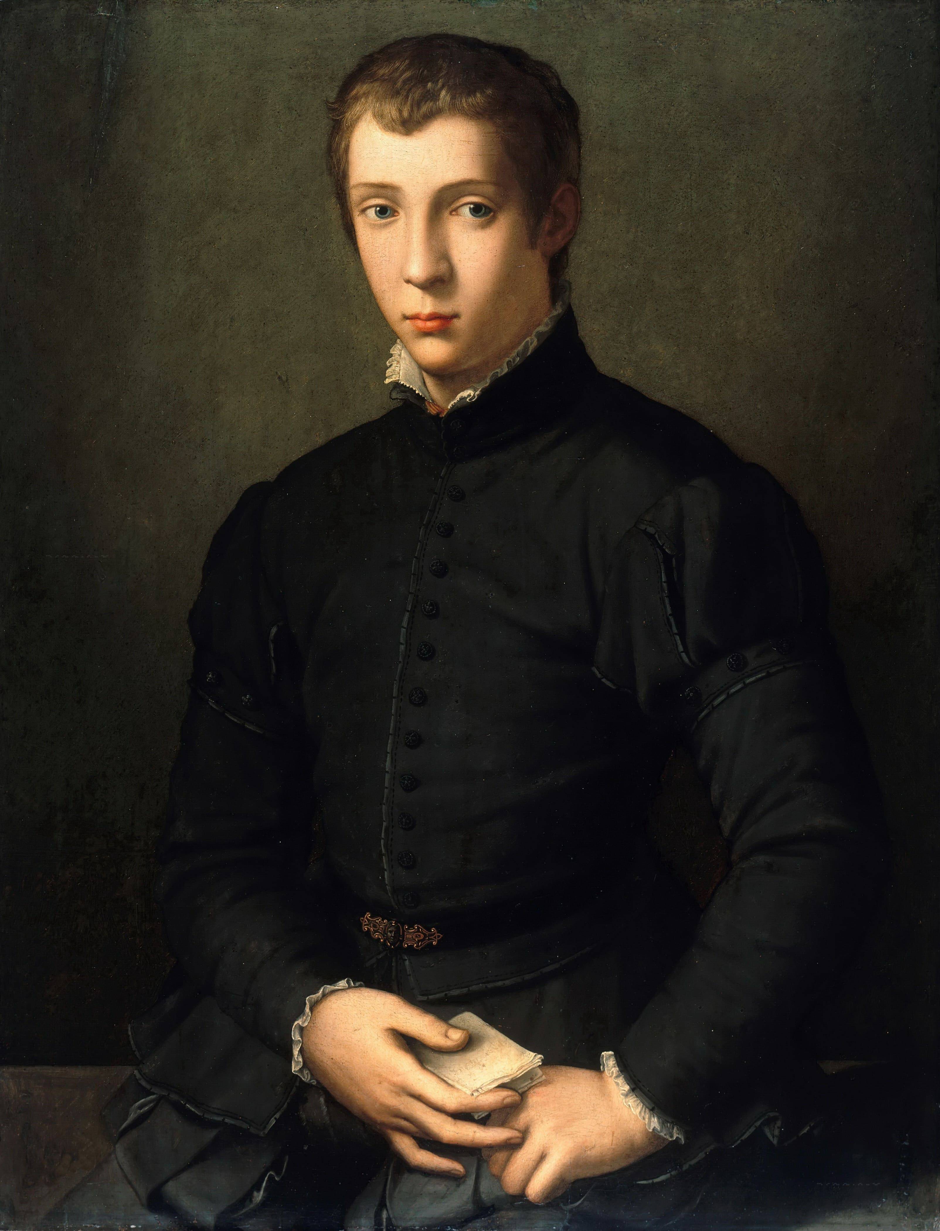 Portrait of a Young Man - Alessandro Allori