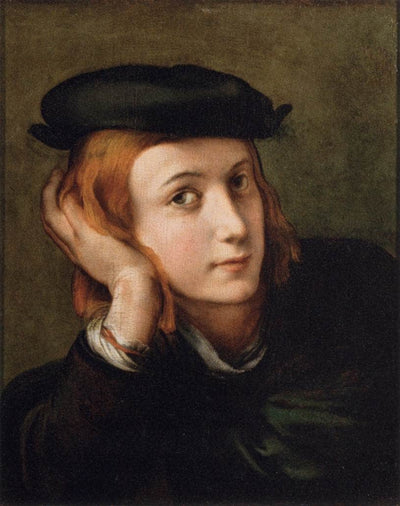 Portrait of a Young Man in dining room
