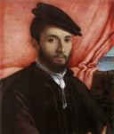 Portrait of a young man by Lorenzo Lotto — hand-painted portrait oil painting reproduction on canvas