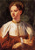 Portrait of a Young Woman (after Bacchiacca) in entryway