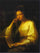 Portrait of a Young Woman as a Sibyl in master bedroom
