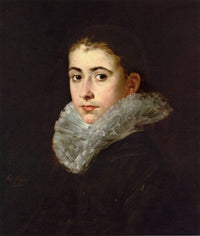 Portrait of a Young Woman by Eva Gonzales — hand-painted portrait oil painting reproduction on canvas
