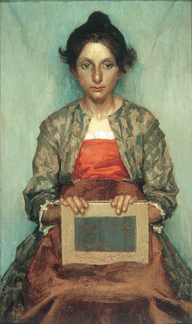 Portrait of a Young Woman (Incipient Maternity) - Pellizza da Volpedo