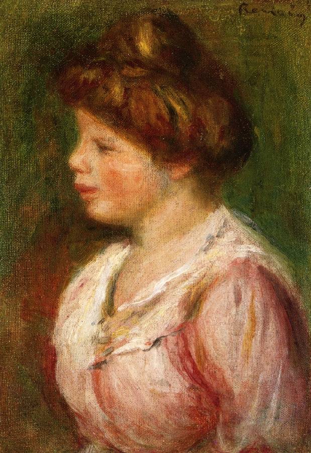 Portrait of a Young Woman - Pierre-Auguste Renoir