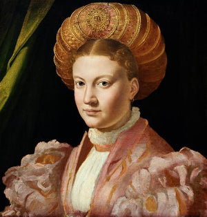 Portrait of a young woman, possibly Countess Gozzadini - Parmigianino