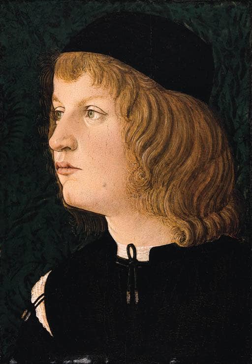Portrait of a Young Man by Francesco Botticini — hand-painted portrait oil painting reproduction on canvas